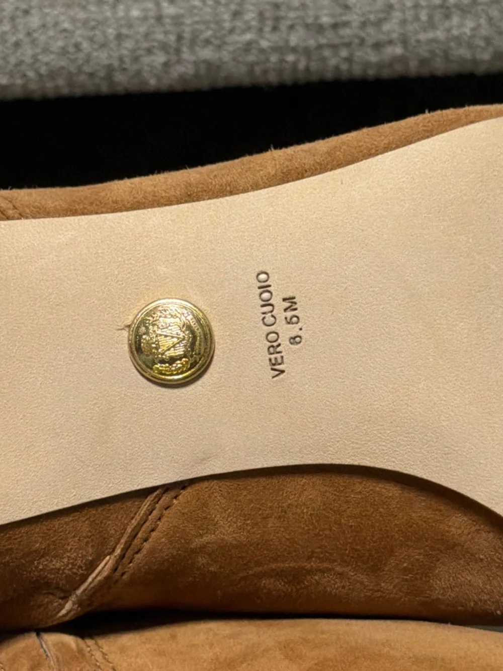 Veronica Beard Kelby Hazelnut Suede